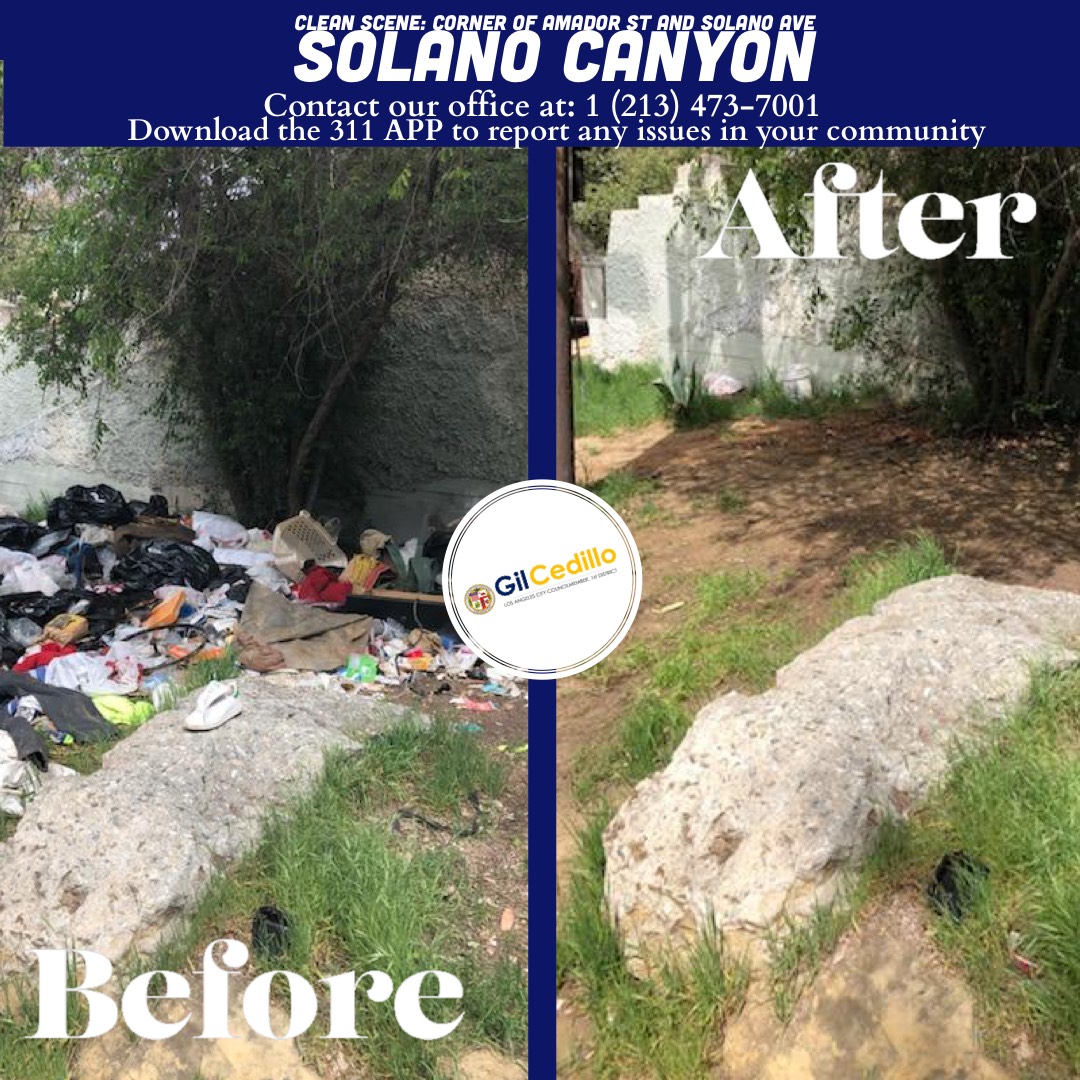 Team Cedillo’s Strike Team cleaned the corner of Amador St. and Solano Ave. 3-25-2021