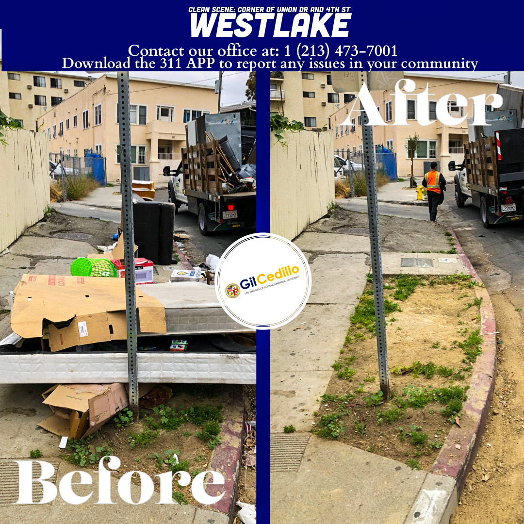 Team Cedillo’s Strike Team is in full force today, Corner of Union Dr. and 4th St. in Westlake 4-22-2021