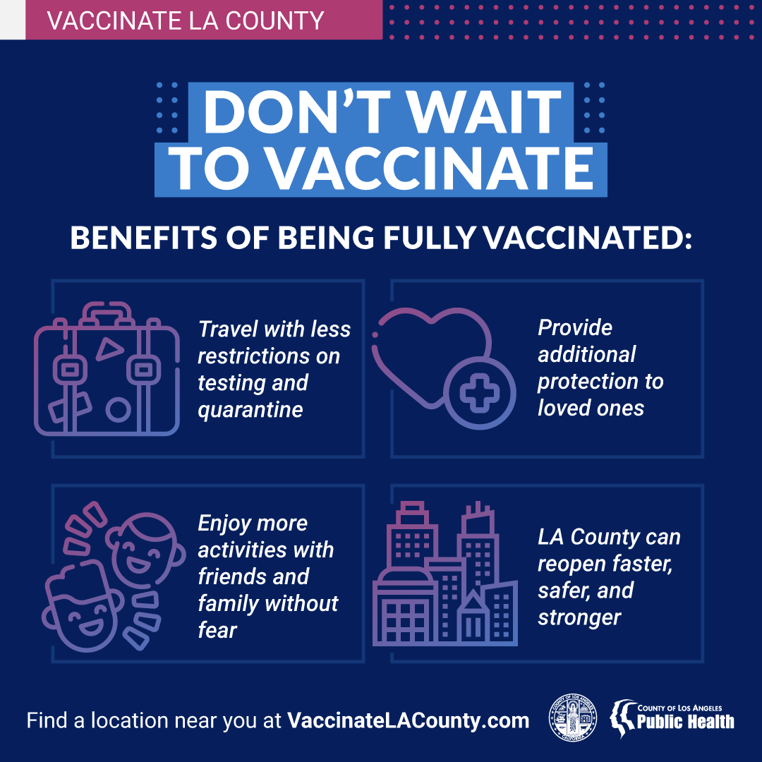 Don't Wait to Get Vaccinated - English