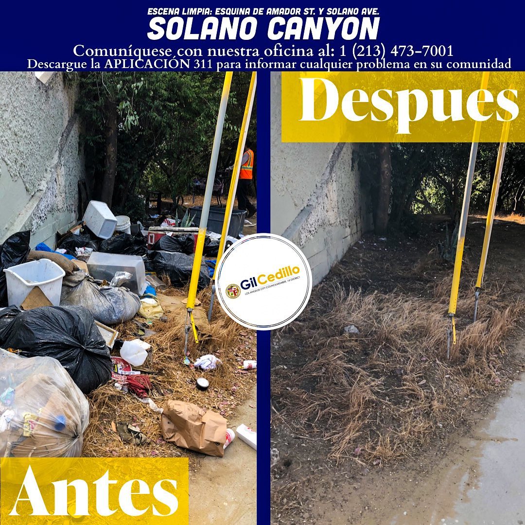 SPANISH Team Cedillo's strike team is in full effect today, corner of Amador St. And Solano Ave. 5-26-2021