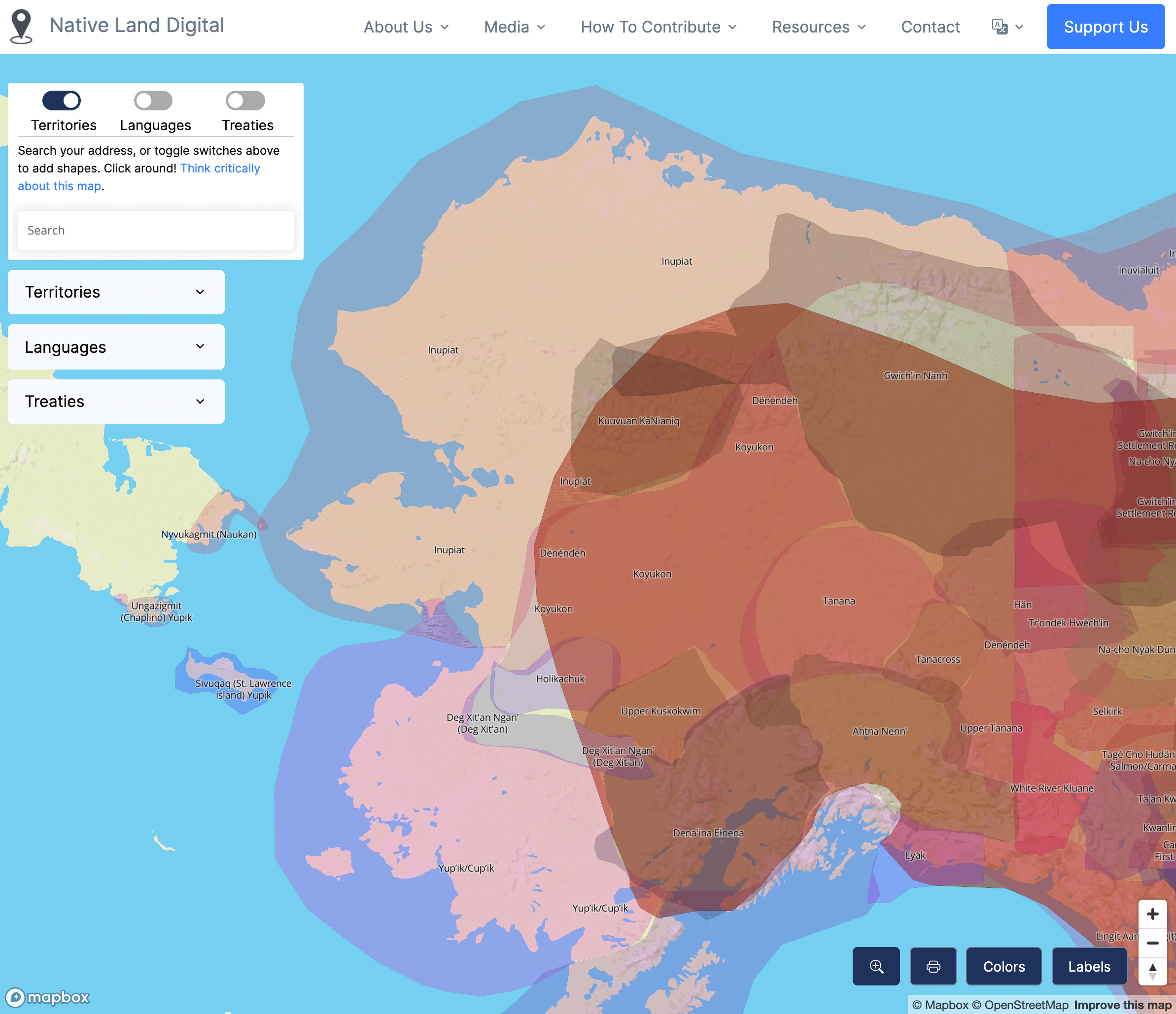 Snapshot from native-land.ca