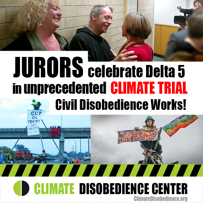 Jurors celebrate Delta 5