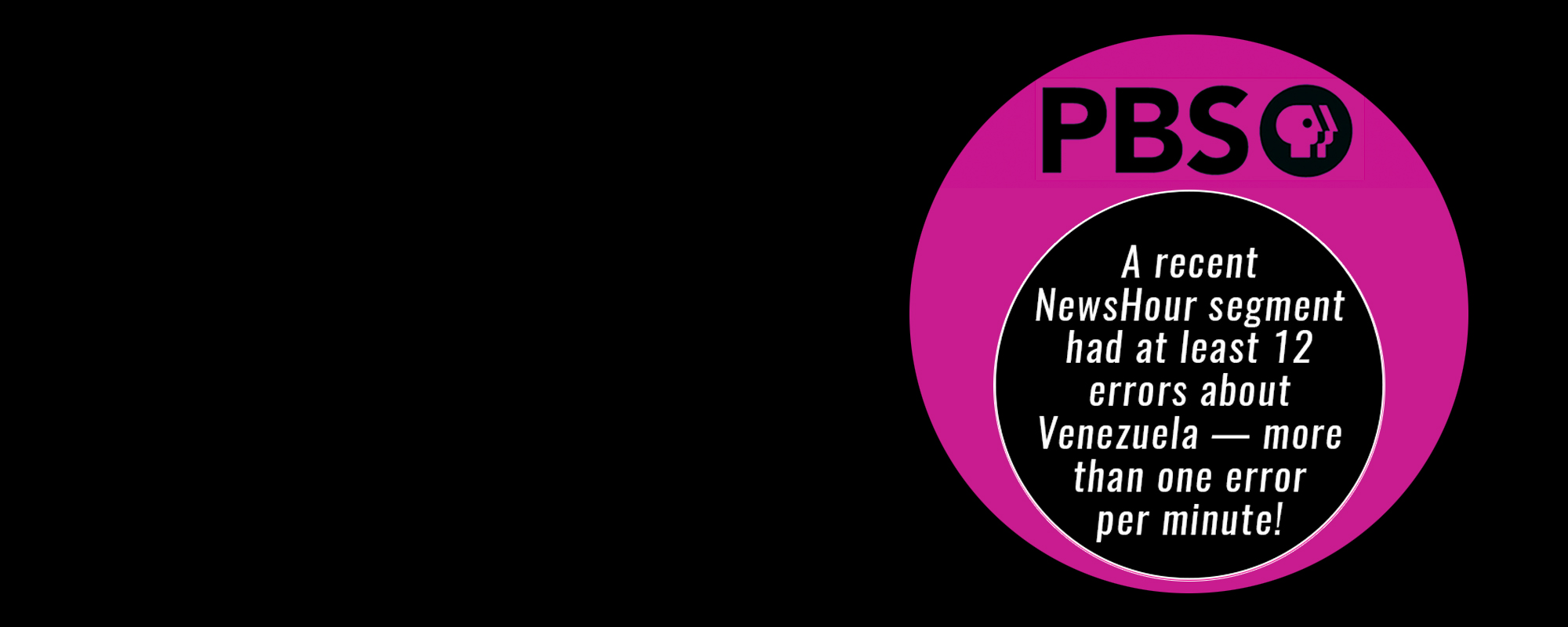 PBS needs to do better on Venezuela!