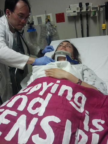 Rae in Hospital