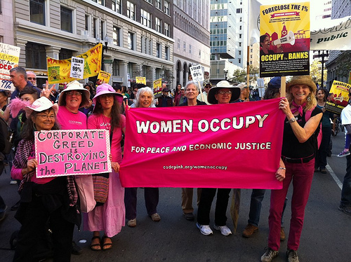 women occupy