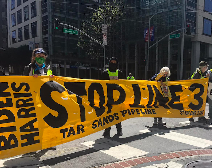 Stop Line 3 Protest at the US Army Corps Of Engineers - Vimarsana News
