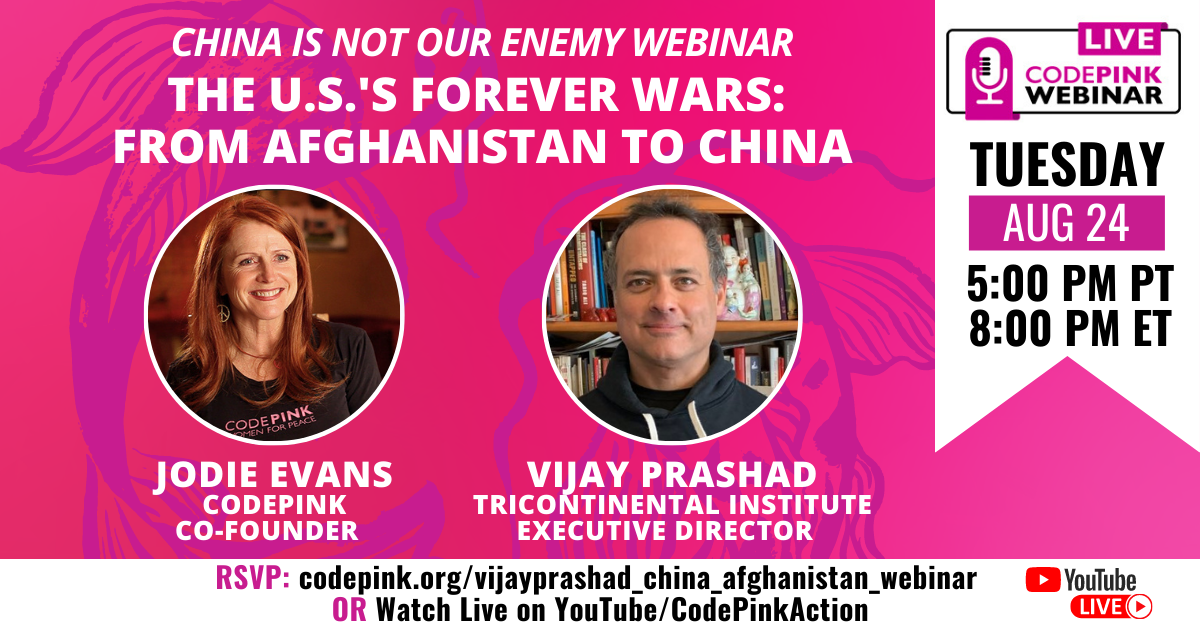 Vijay Prashad on the U.S.'s Forever Wars: From Afghanistan to China - Vimarsana News