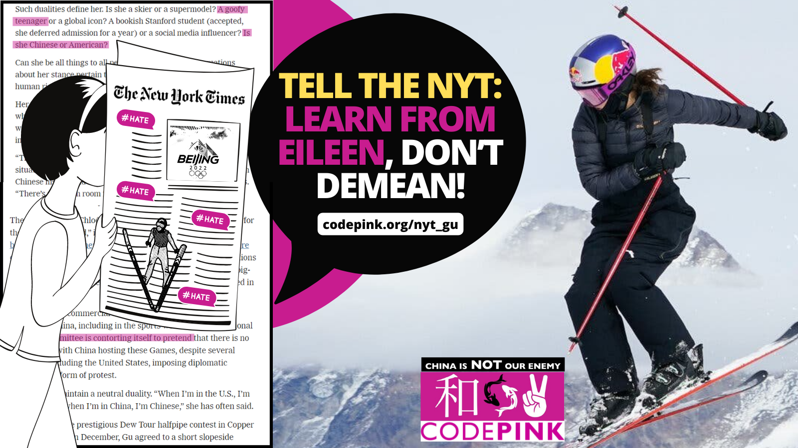 Tell the NYT: Learn From Eileen, Don't Demean! - CODEPINK - Vimarsana News