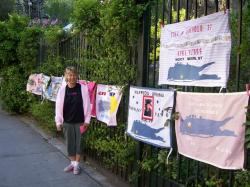 Peace Ribbon on Display