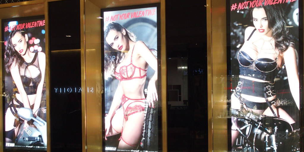 Porn-style image in shopping malls: How ‘Male Champions’ fail to address sexism
