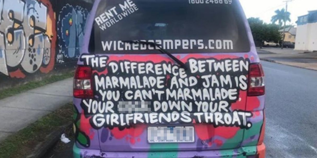 Wicked Campers rape slogan is why we need nationwide legislation