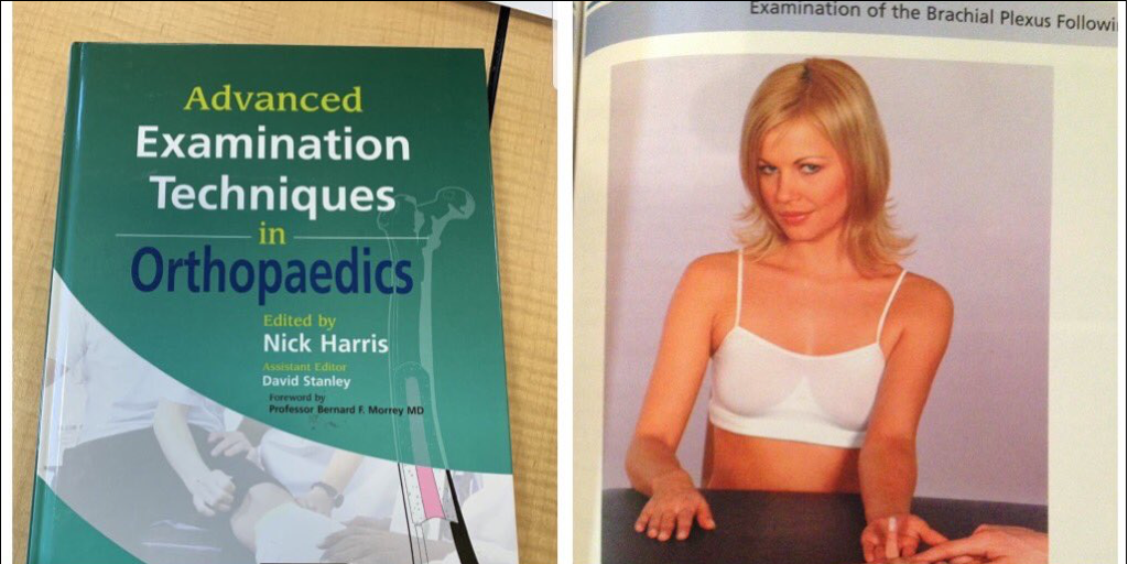 Women sexually objectified in medical textbook