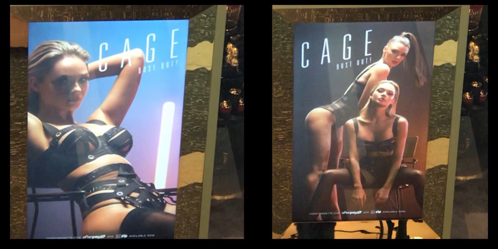 Honey Birdette's advertising does not