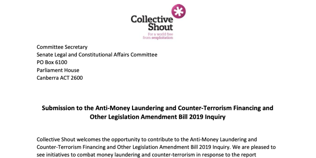 Submission to Anti-Money Laundering and Counter-Terrorism Financing Inquiry