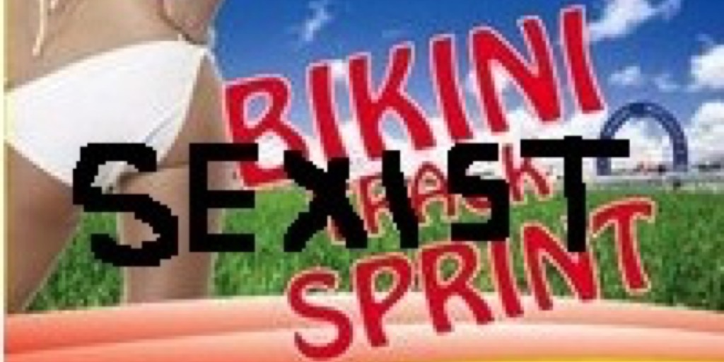 Take Action! Bikini track sprint
