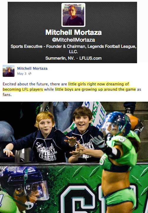 Lingerie Football League recruiting school girls