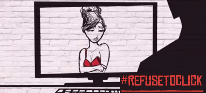 Video: Clicking porn fuels sex trafficking #refusetoclick