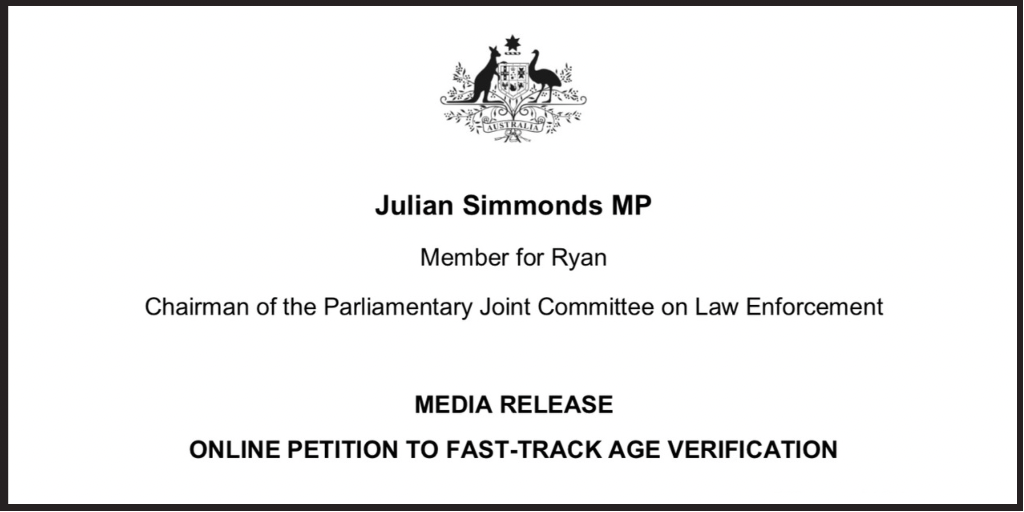 Federal Member Julian Simmonds launches petition to fast-track porn protections for kids
