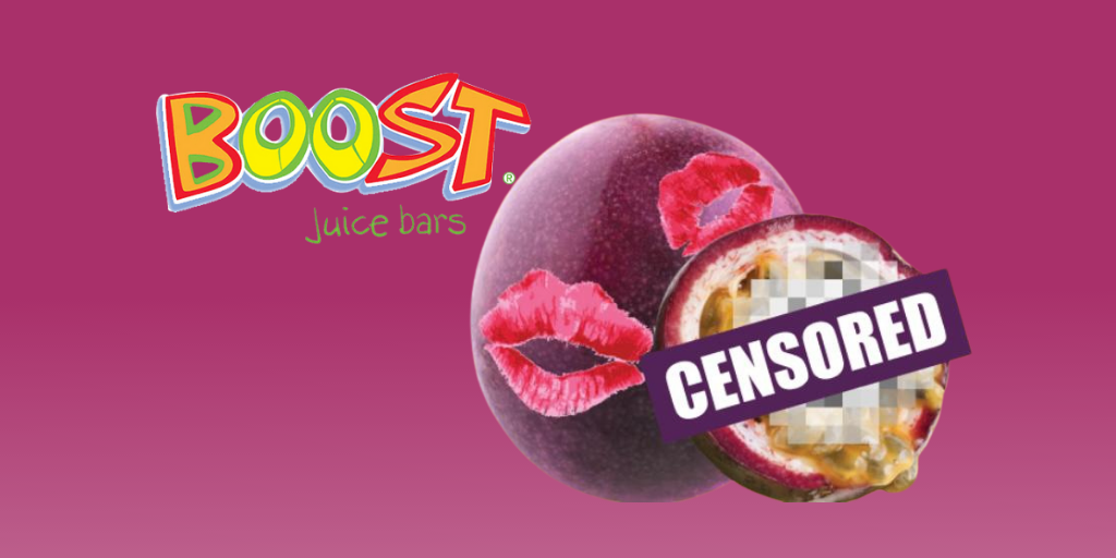 Boost Juice: 'Nothing But Passion'... for porn-themed ads