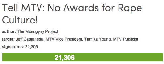 Tell MTV: No awards for rape culture and Robin Thicke's
