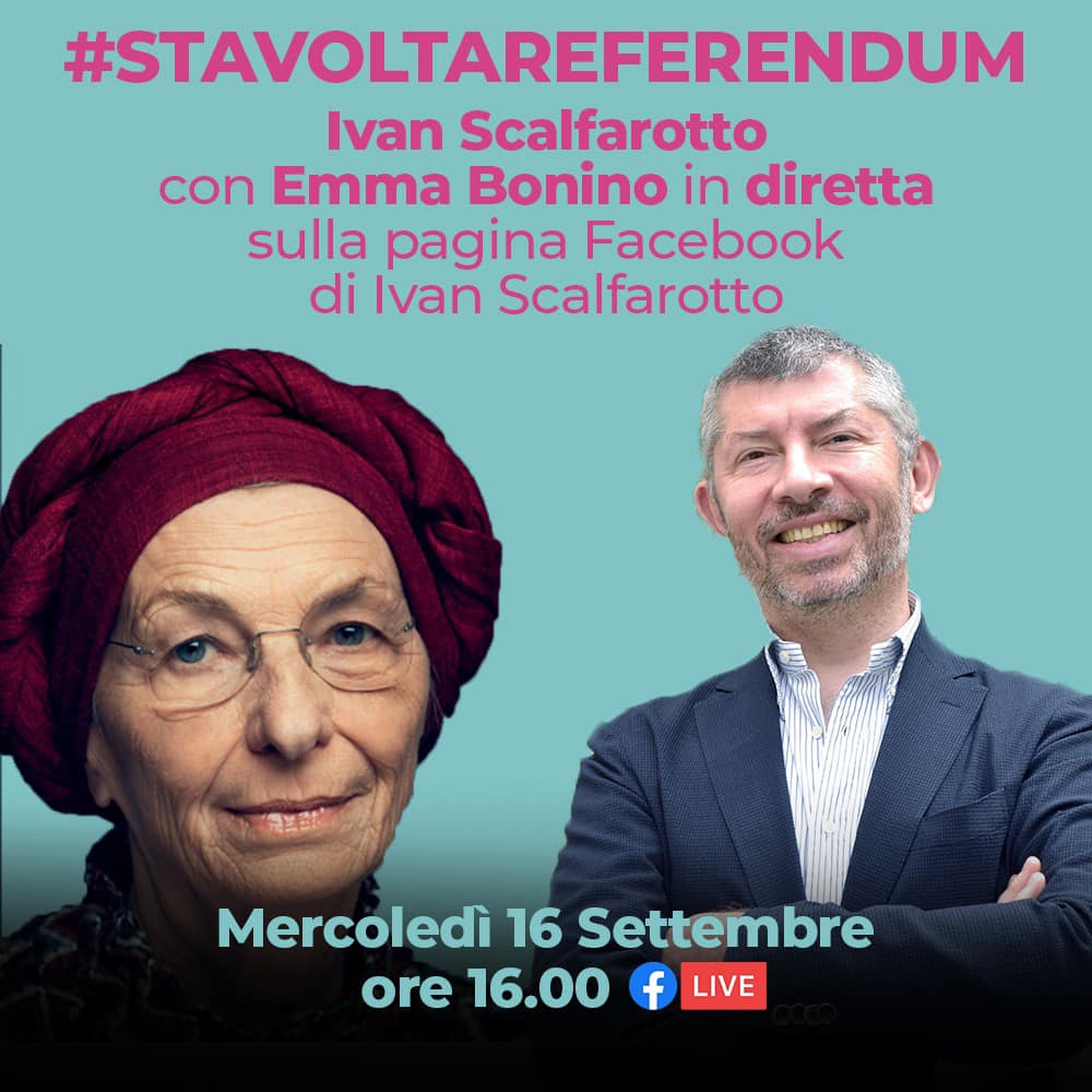 Ivan in diretta su Facebook con Emma Bonino