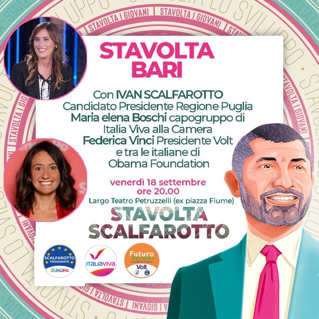 Chiusura campagna elettorale: Taranto Brindisi e Bari