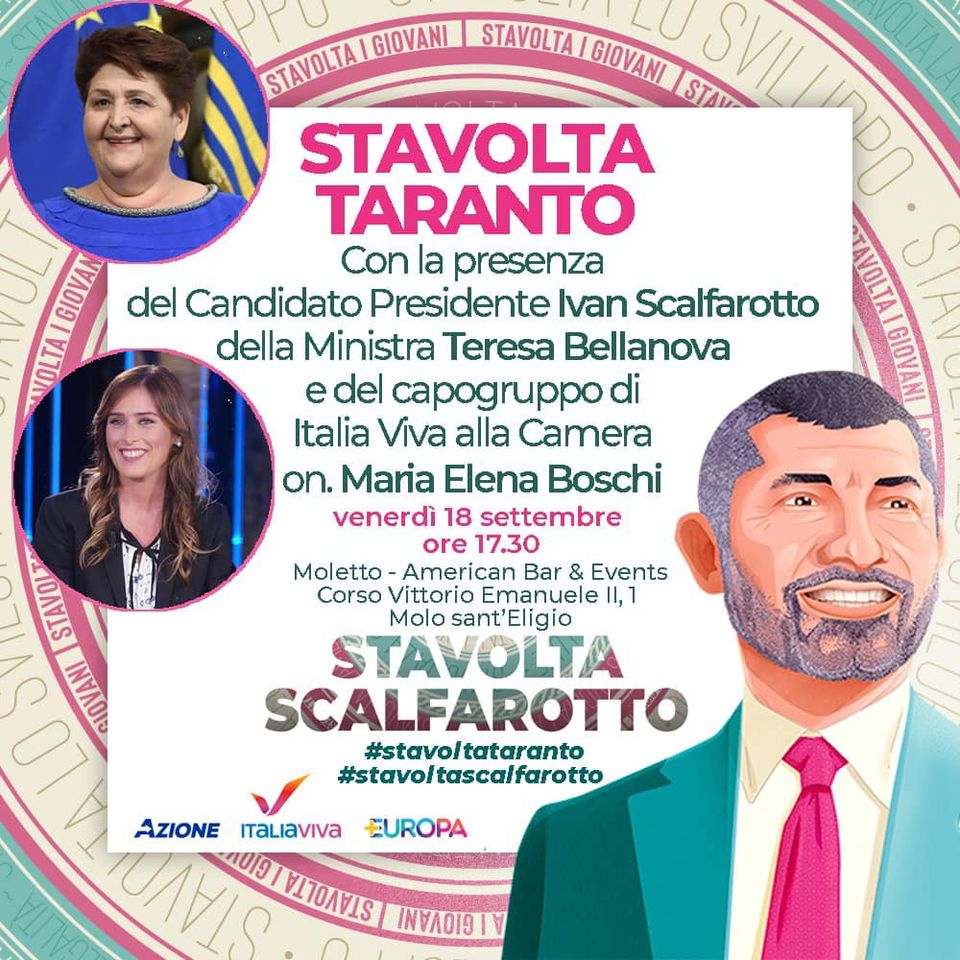 Chiusura campagna elettorale: Taranto Brindisi e Bari