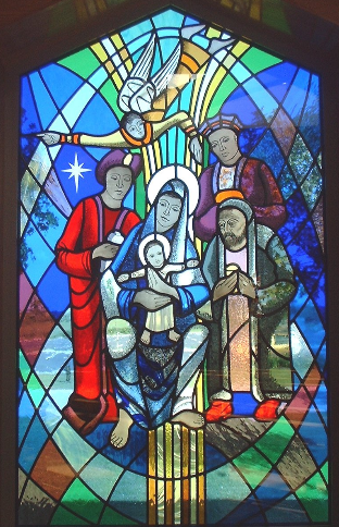 stained glass window