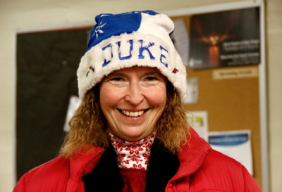 member wearing a hat that fits