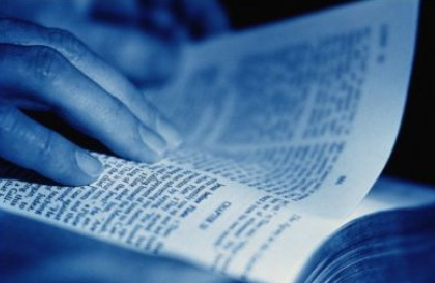 reading a book
