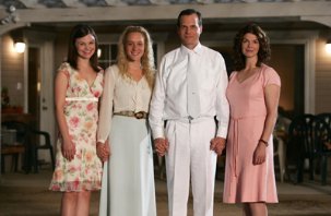 photo of three women and a man