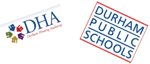 logos of Durham Housing Authority and Durham Public Schools