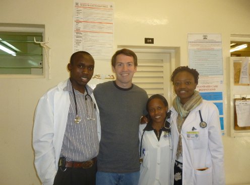 photo of 4 doctors / interns