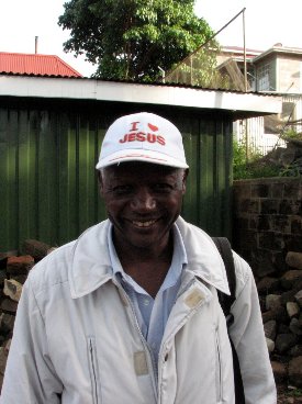 photo of the cook for the guest house