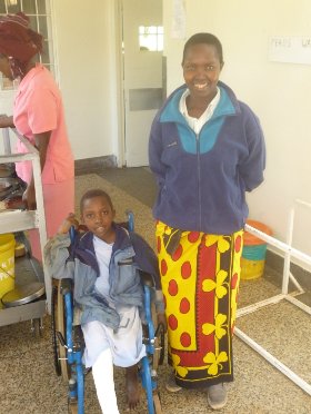 patient in wheelchair