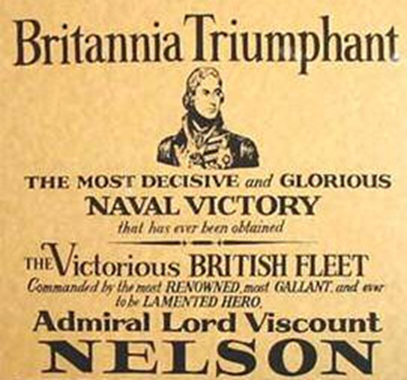 poster praising Lord Nelson