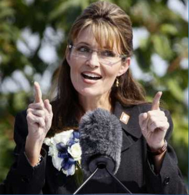 image of Sarah Palin who falsely characterized proposed Medicare policies