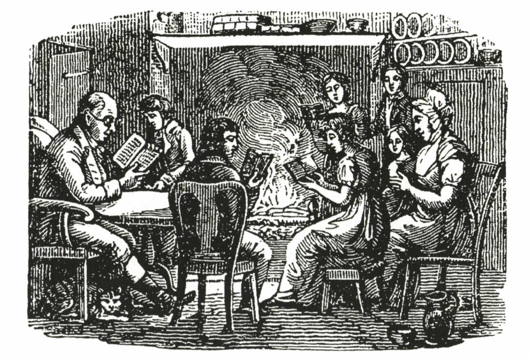 family at home worship