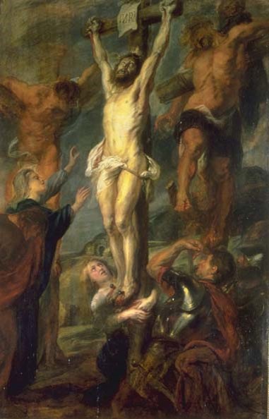 painting of crucifixion