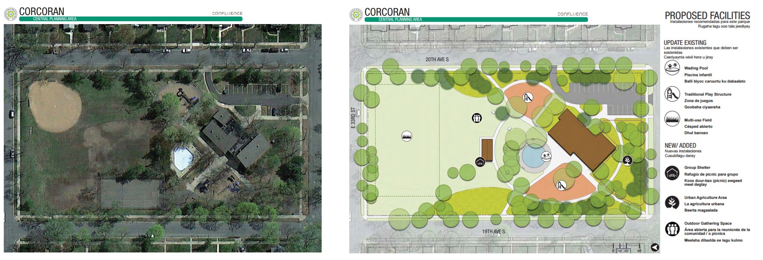 Feedback on proposed changes to Corcoran Park Corcoran Neighborhood