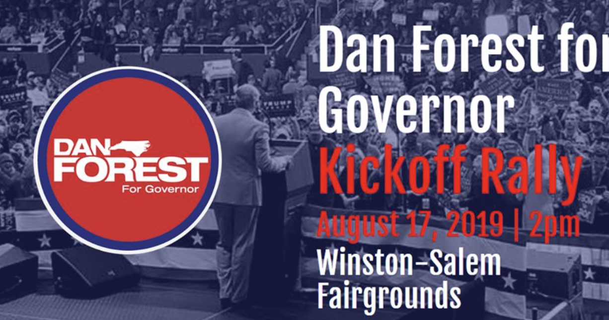 Dan Forest For Governor Kick Off Party - North Carolina's 5th ...