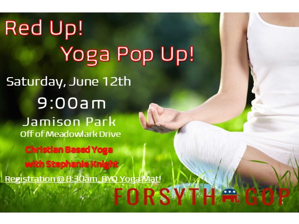 Red Up Yoga Pop Up
