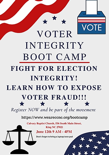 Voter Integrity Boot Camp