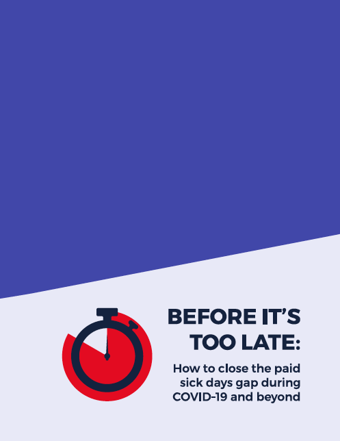 Cover page of paid sick days report