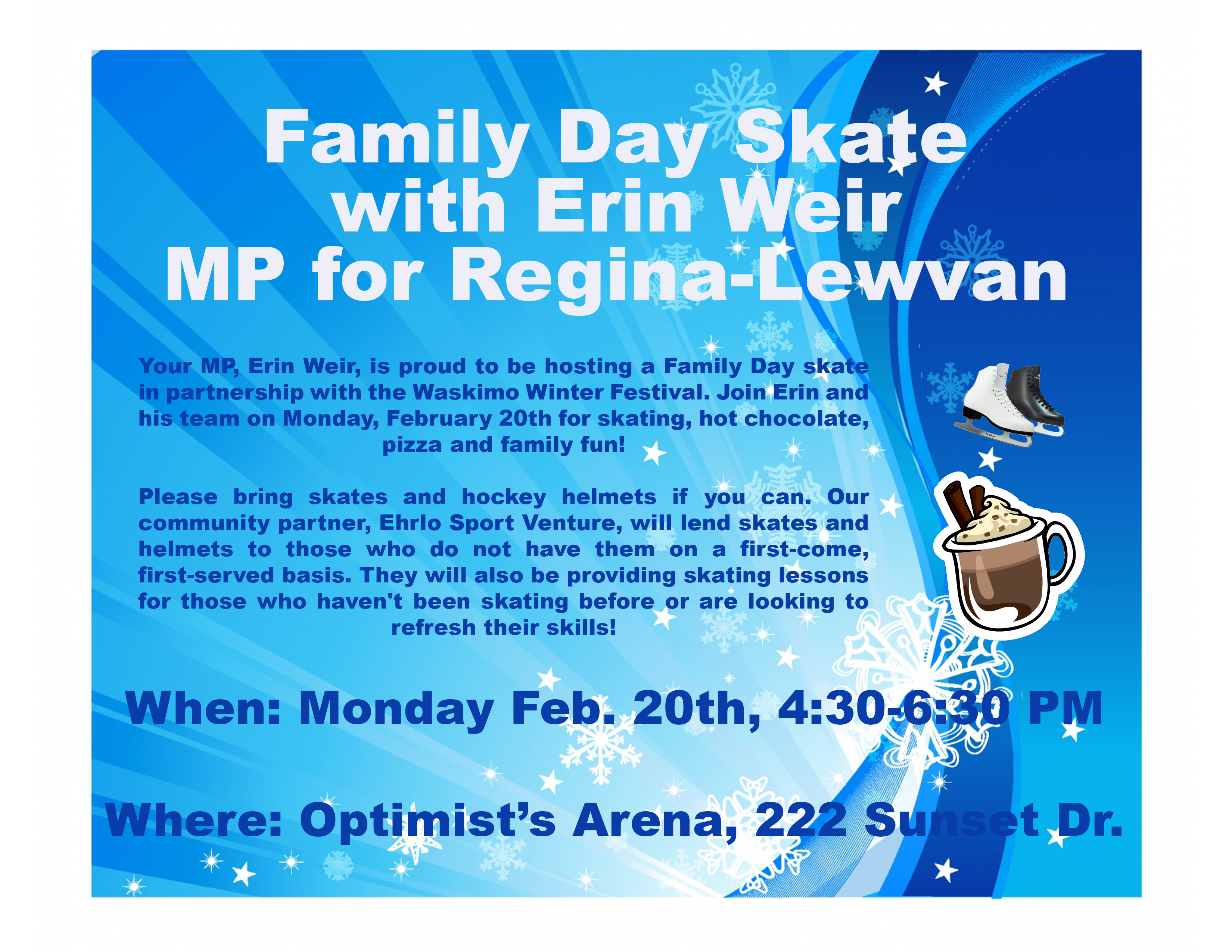 family day skate erin weir com
