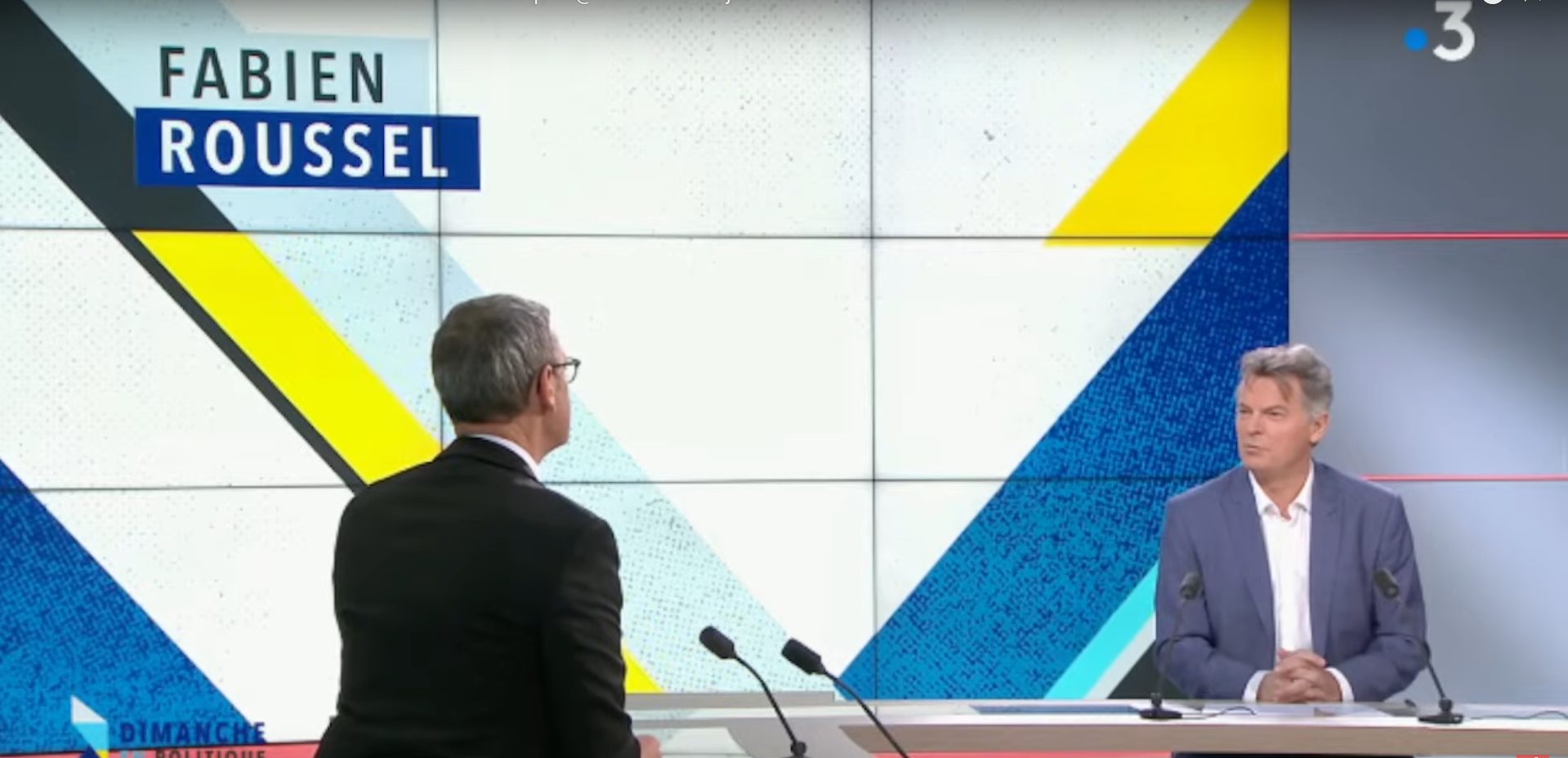 Fabien Roussel invité Dimanche en Politique sur France 3 - Dimanche 9 janvier