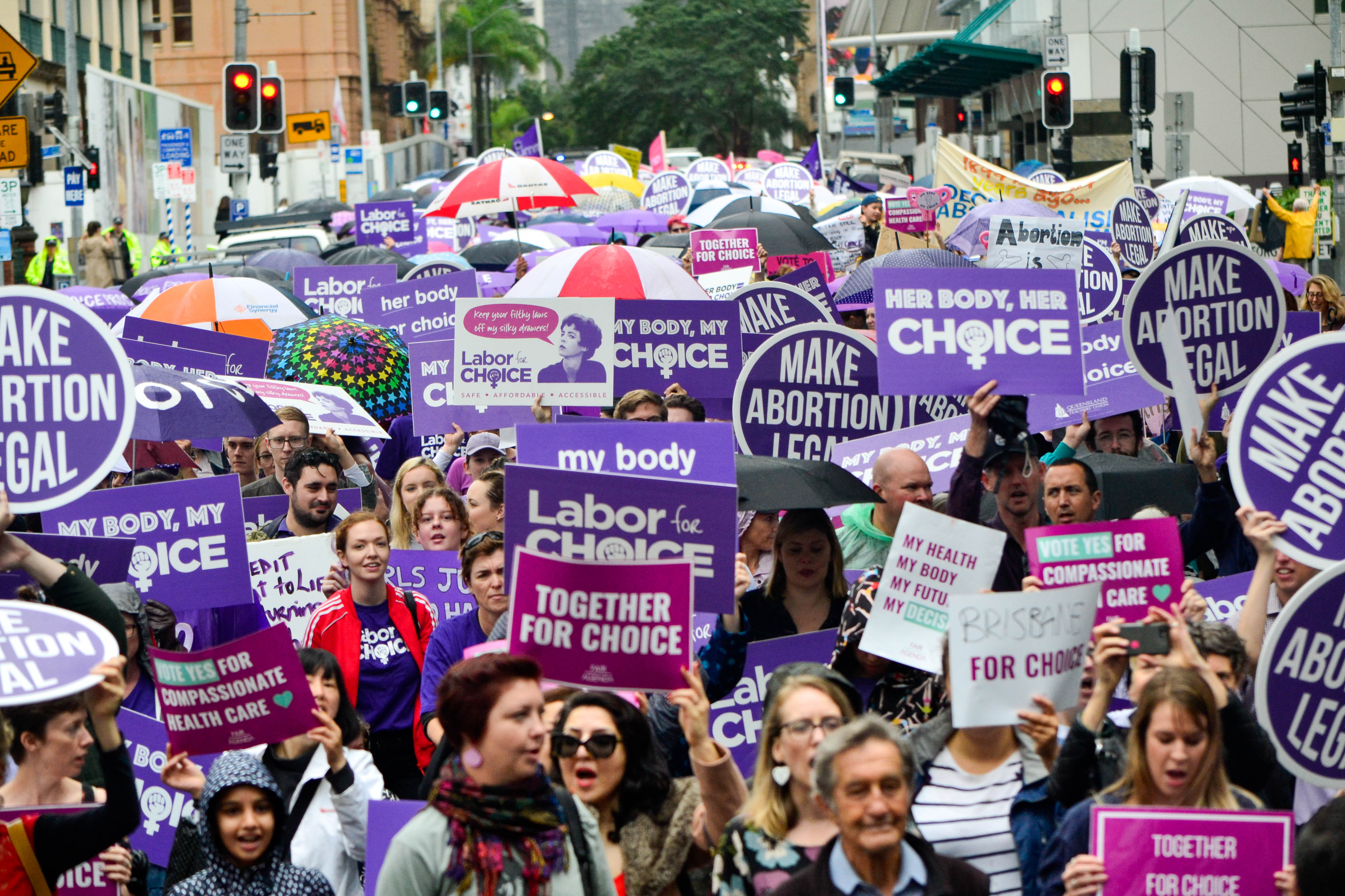 pro-choice march