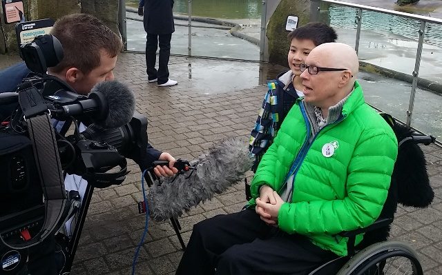 Interviewed at zoo launch 2016