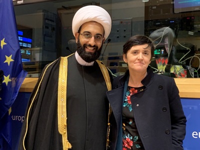 Anne Marie Waters and Imam Tawhidi Anne Marie Waters and Imam Tawhidi