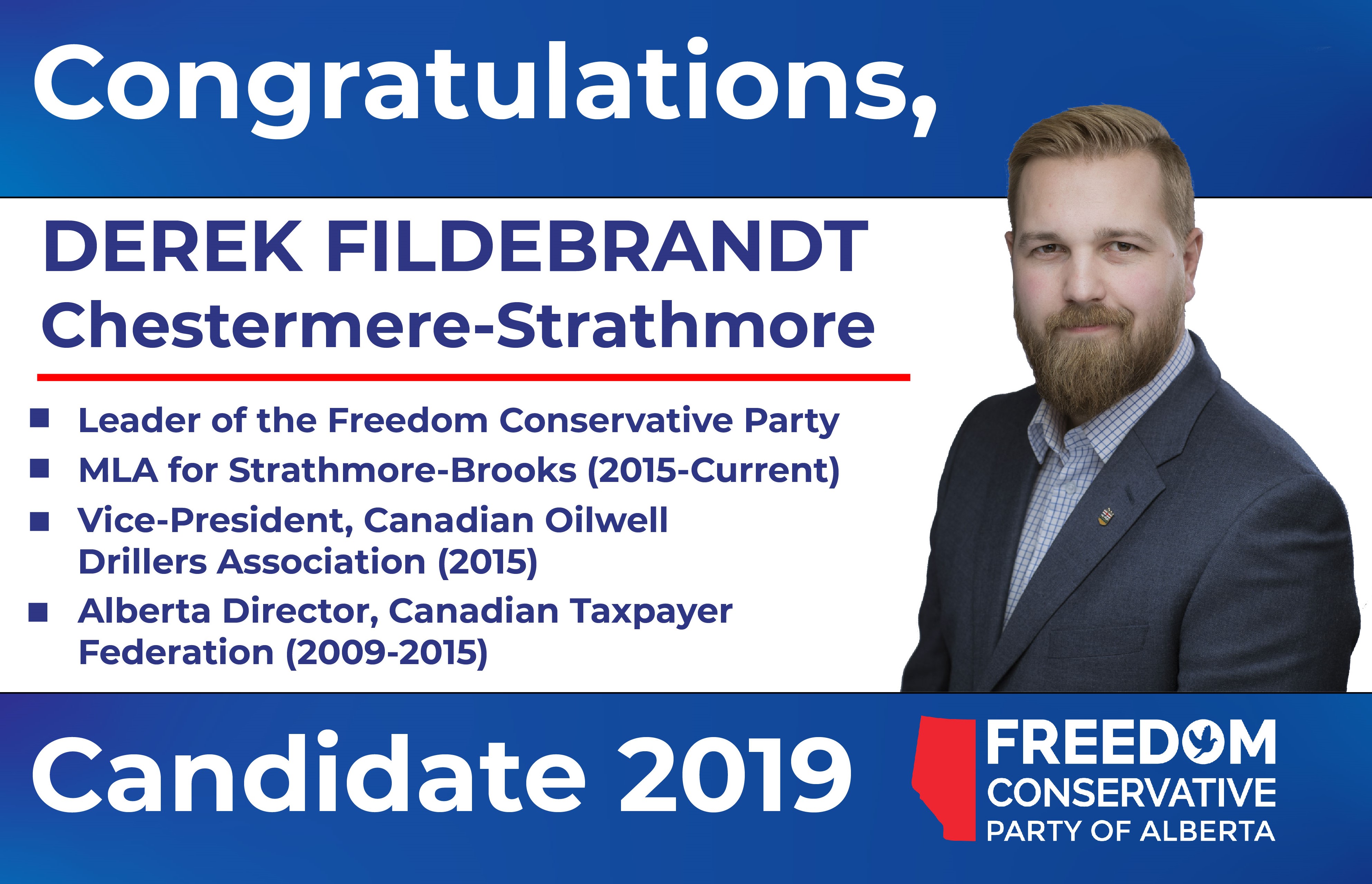 RELEASE: Fildebrandt Nominated as FCP Candidate for Chestermere-Strathmore
